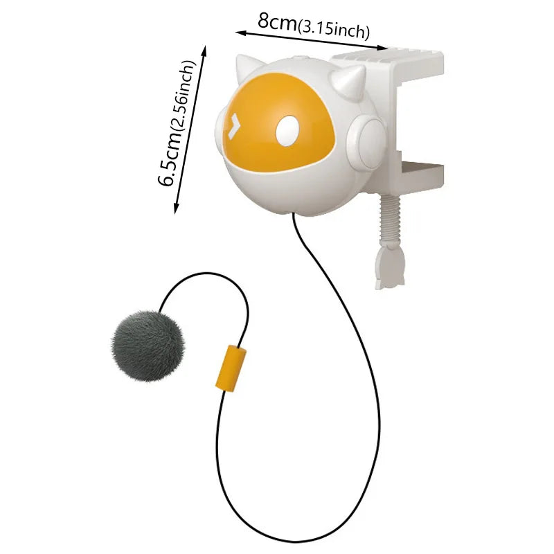 Automatic Interactive Lifting Ball Toy for Cats