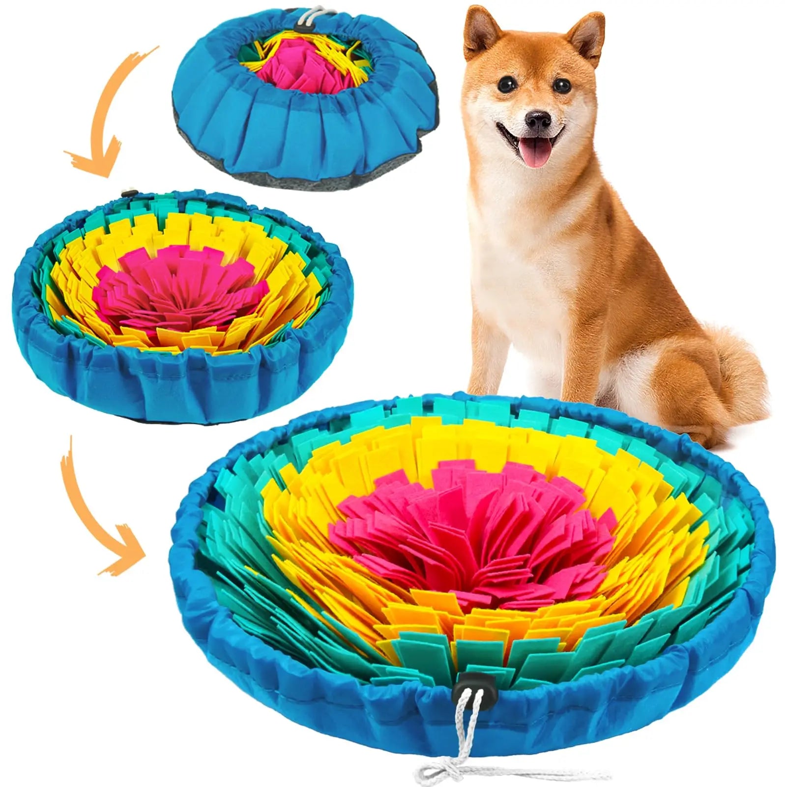 Snuffle Mat Puzzle Feeder for Pets
