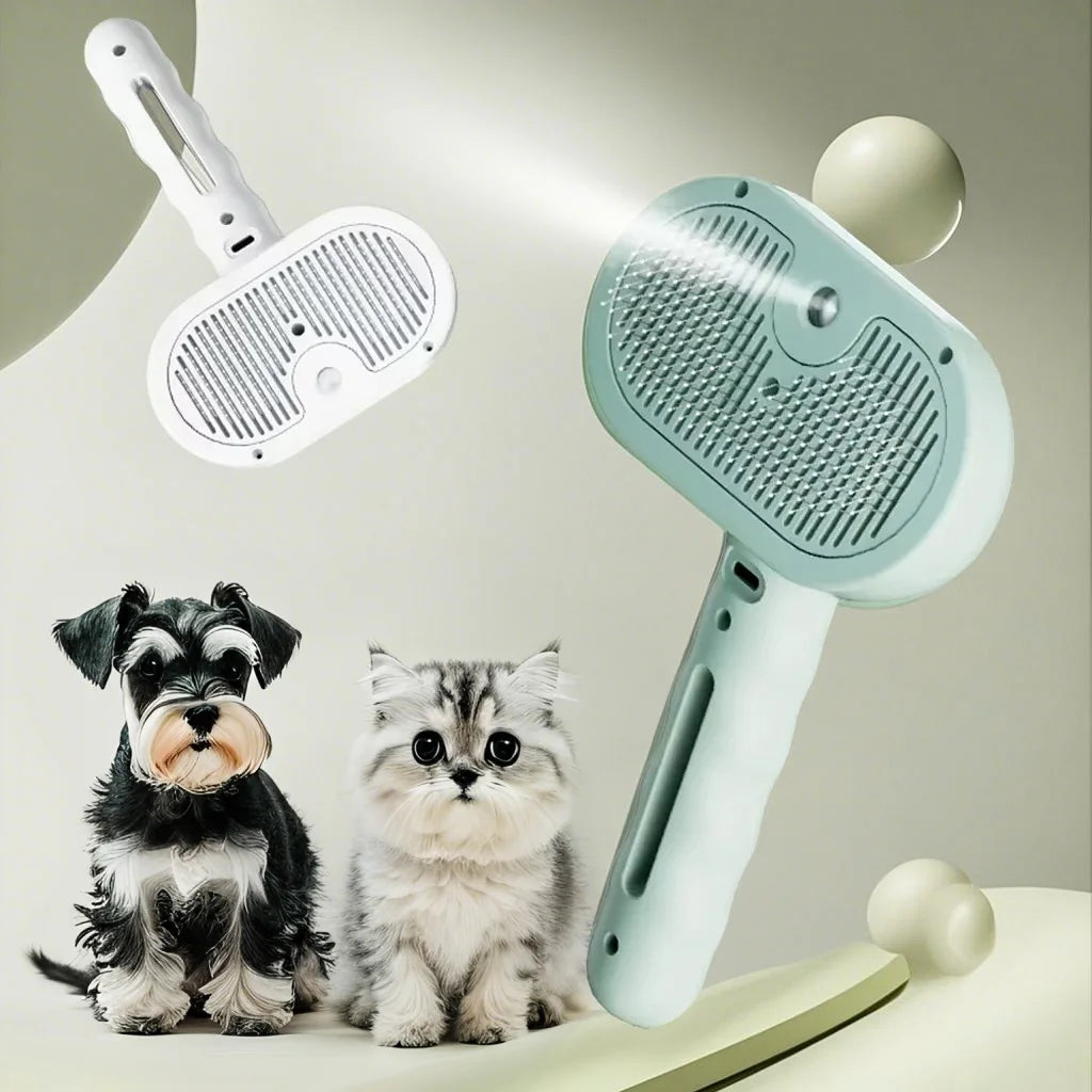 Steam Spray Pet Grooming Comb