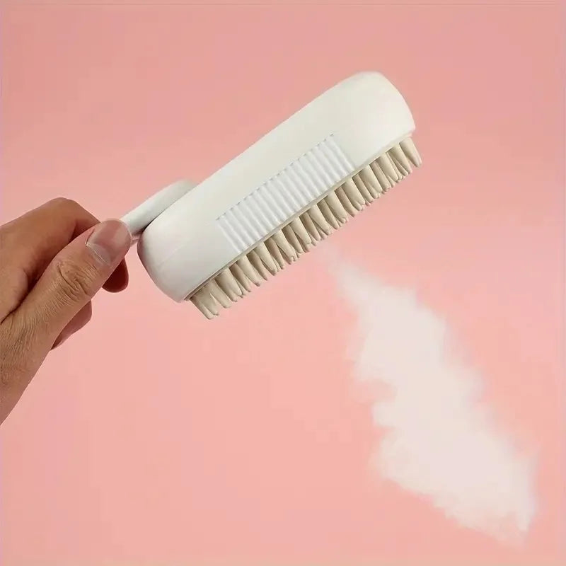 Steam Spray Pet Grooming Brush – Hair Removal