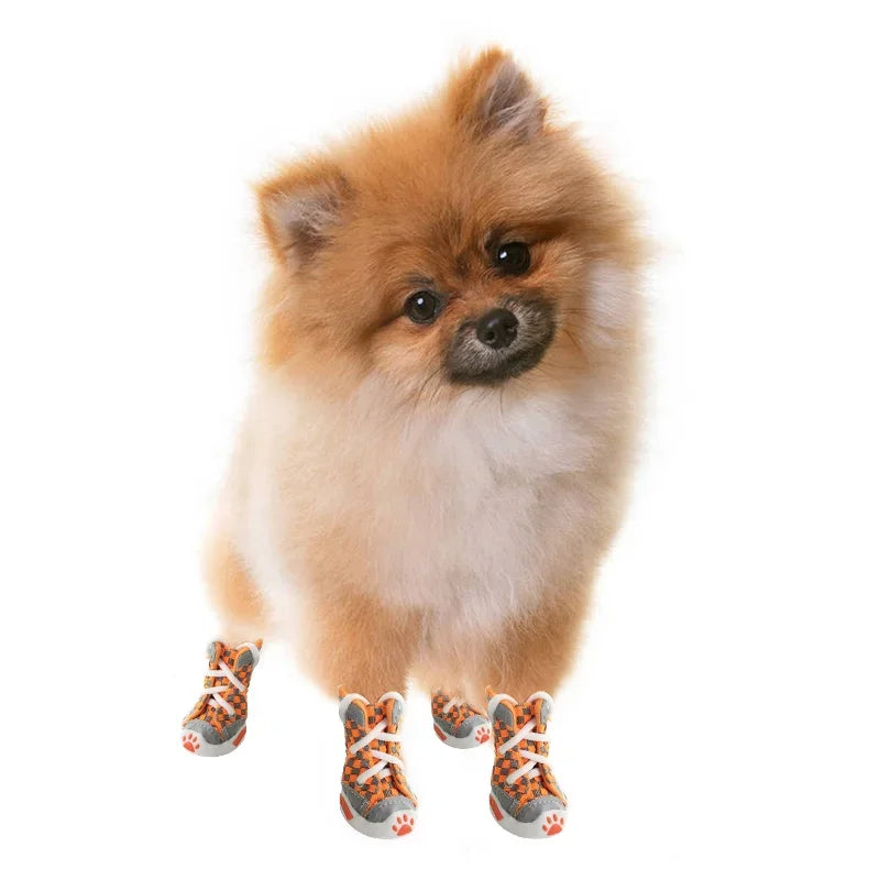 Breathable Soft Sole Dog Shoes (Set of 4)