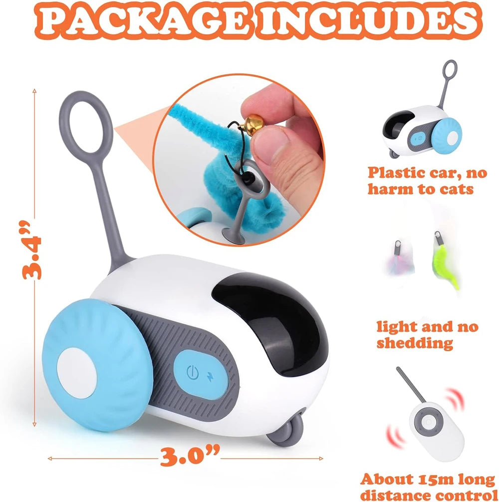 Remote-Controlled Interactive Cat Toy Car