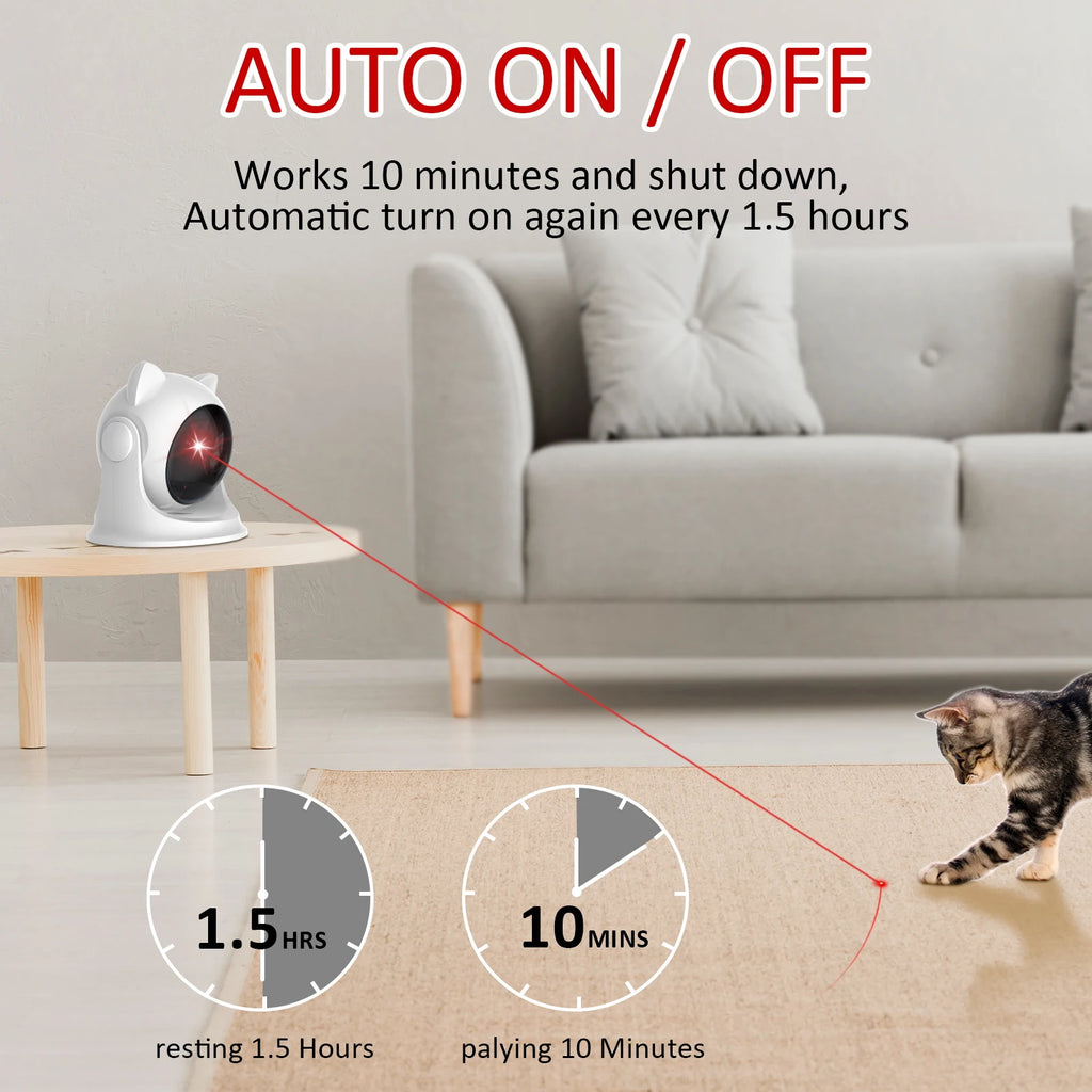 Rechargeable Automatic Cat Laser Toy