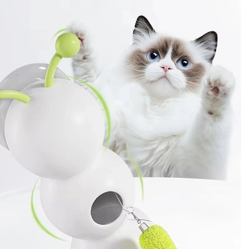 Motion-Activated Caterpillar Cat Toy