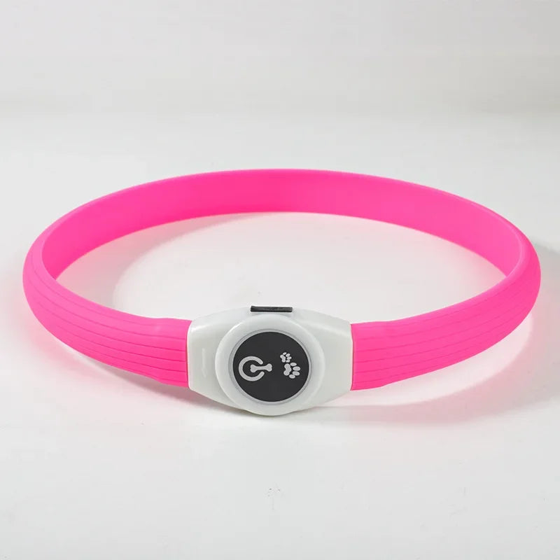 USB LED Light-Up Dog Collar