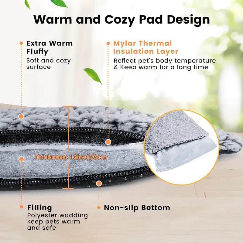 Self-Heating Pet Pad – Warm Mat for Dogs & Cats