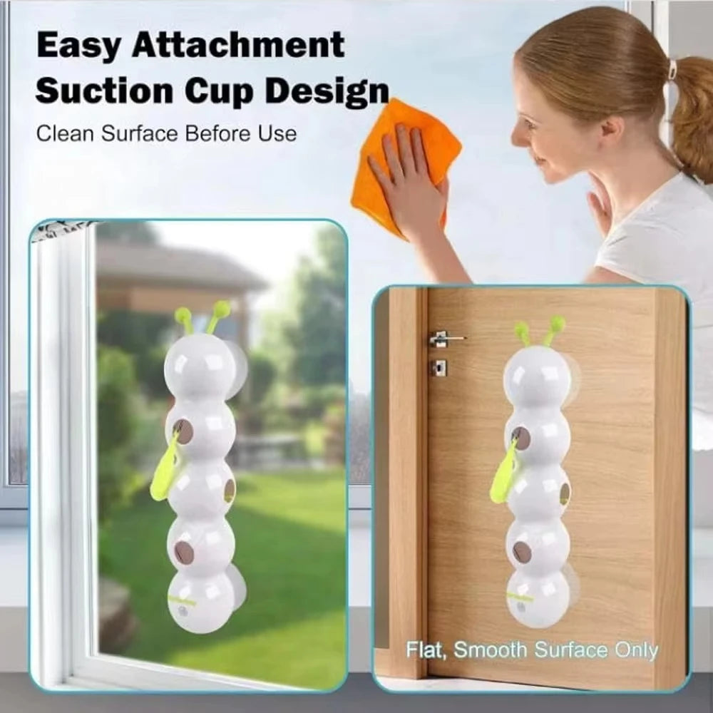 Motion-Activated Caterpillar Cat Toy