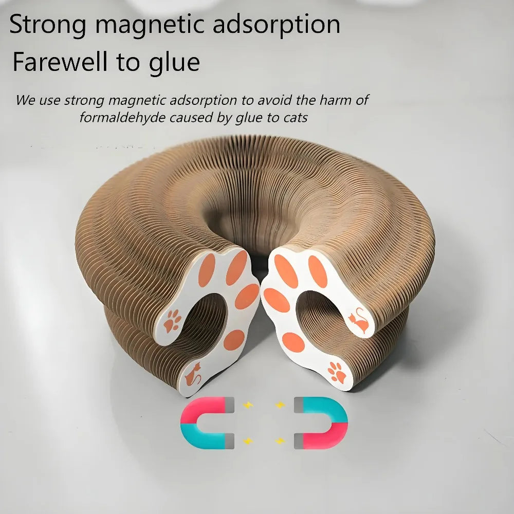 Corrugated Cat Scratch Board with Bell