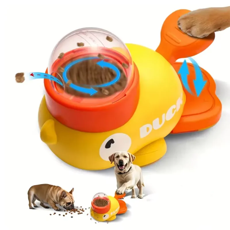 Duck-Shaped Treat Dispensing Toy
