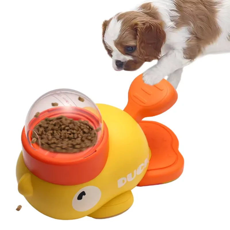 Duck-Shaped Treat Dispensing Toy