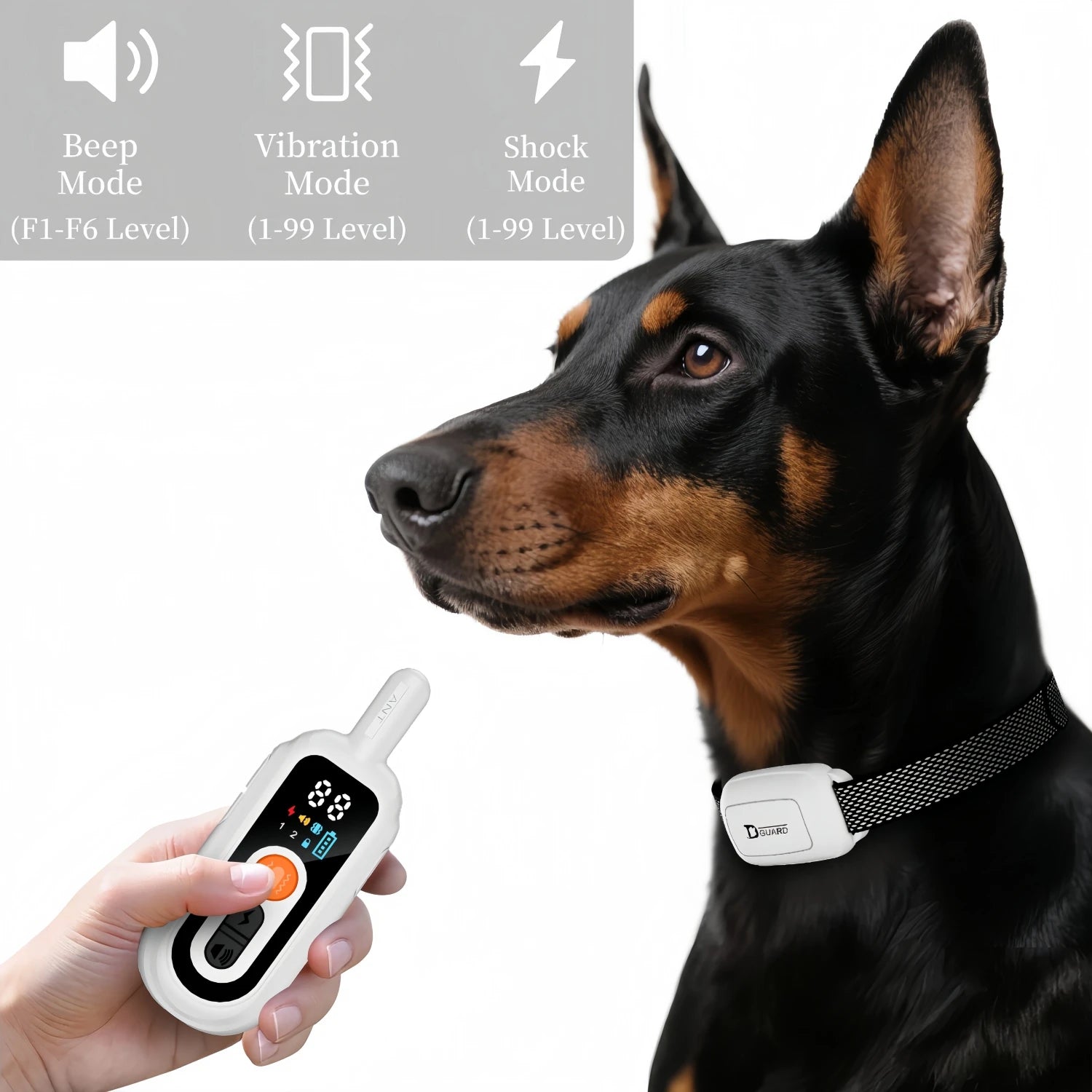 Rechargeable Anti-Bark Dog Training Collar